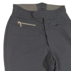 Bogner‎ Vintage Women Black High Waisted Stirrup Ski Pants Size 14 Made in USA